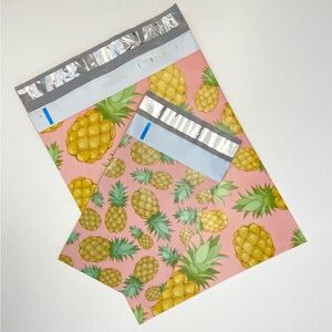 Pineapple Poly Mailers 24 large + 12 small Shipping Mail Shop Cute Tropical Fun